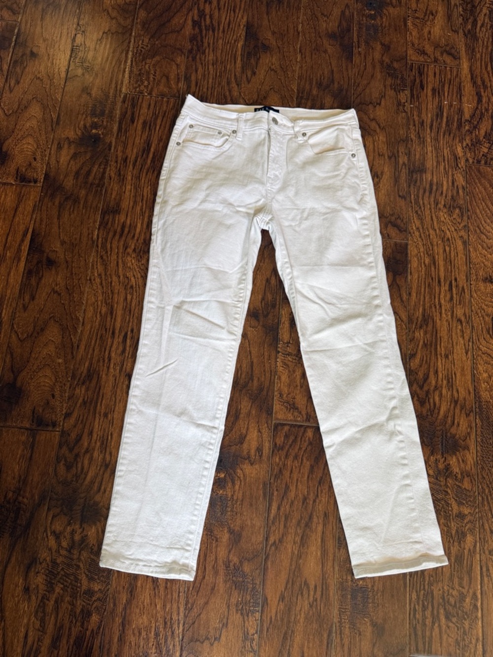 GAP White Girfiend Straight-Leg Jeans, size 27 - Picture 2 of 7
